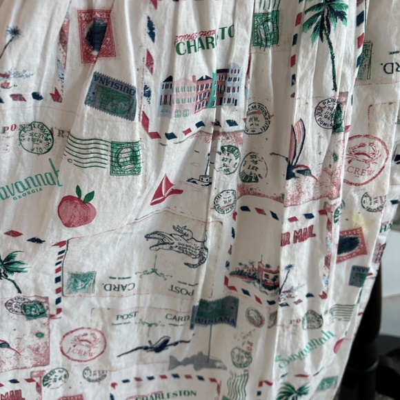 J. Crew Factory Postcard Travel Dress - Picture 7 of 7